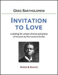 Invitation to Love Unison choral sheet music cover Thumbnail